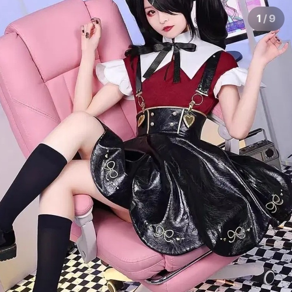 NWOT DokiDoki-SR Game NEEDY GIRL OVERDOSE Cosplay Streamer Overload Ame chan Lg